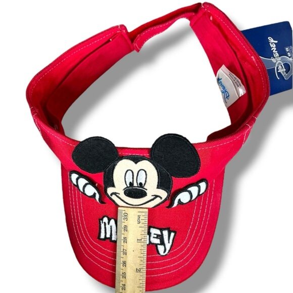 Disney Mickey Mouse Visor NWT Dimensional Unisex Kids Hat Adjustable OS NEW - Picture 7 of 16